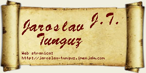 Jaroslav Tunguz vizit kartica